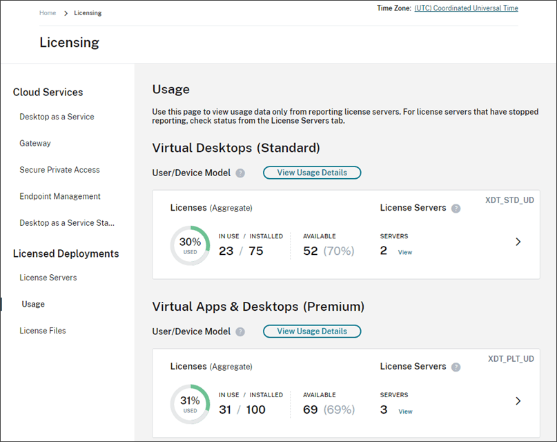 citrix cloud register license server