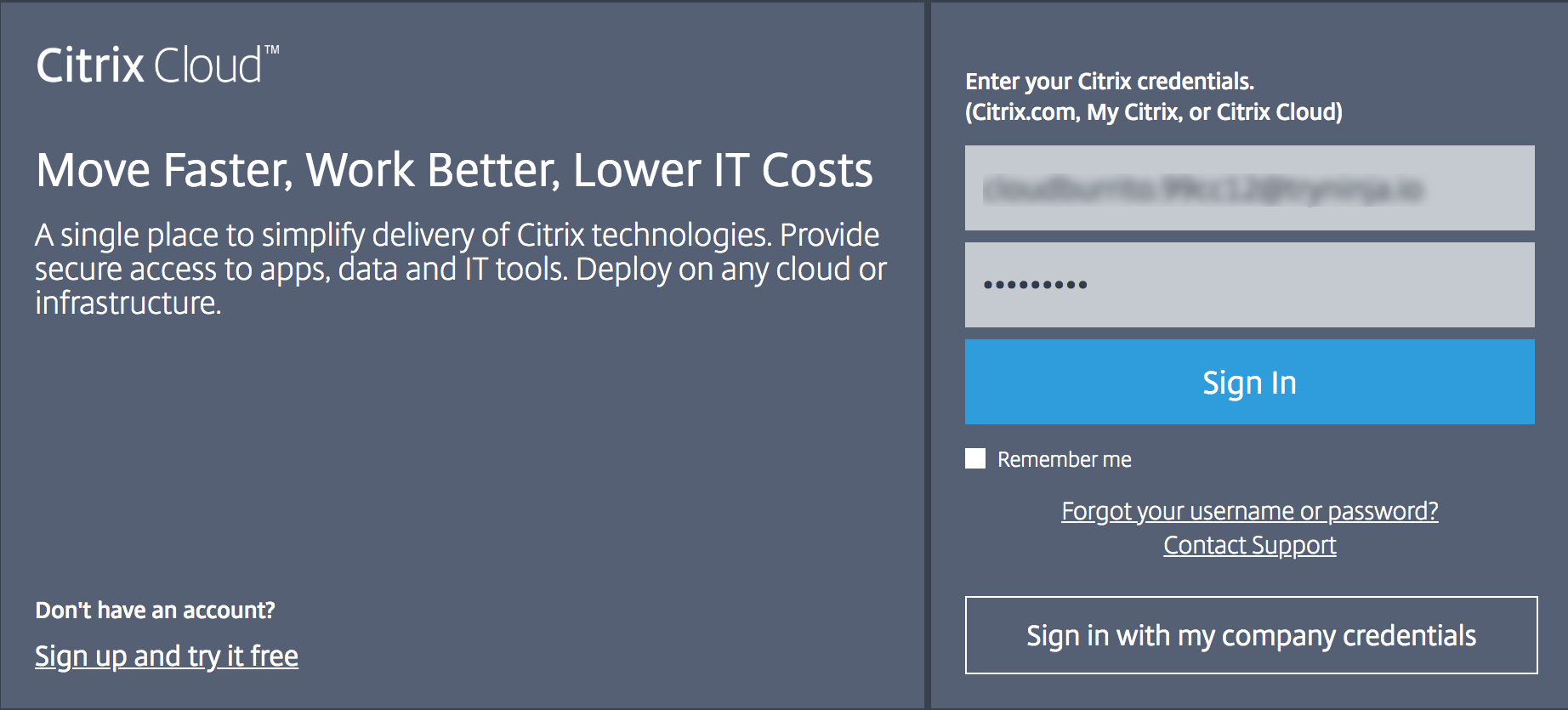 Getting started Citrix Secure Access