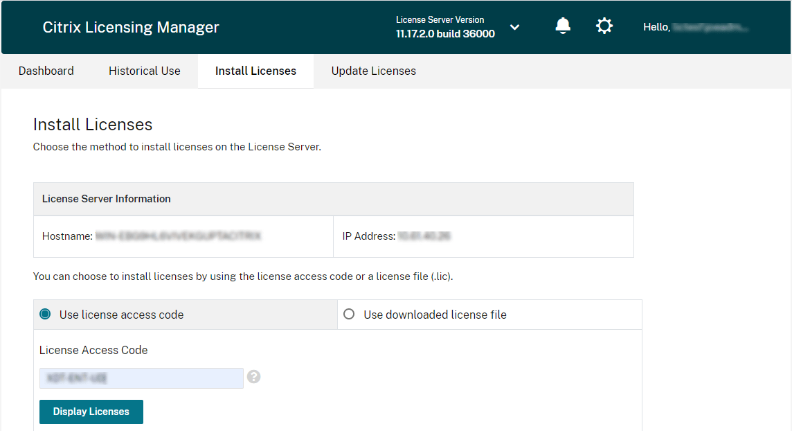 citrix licensing changes