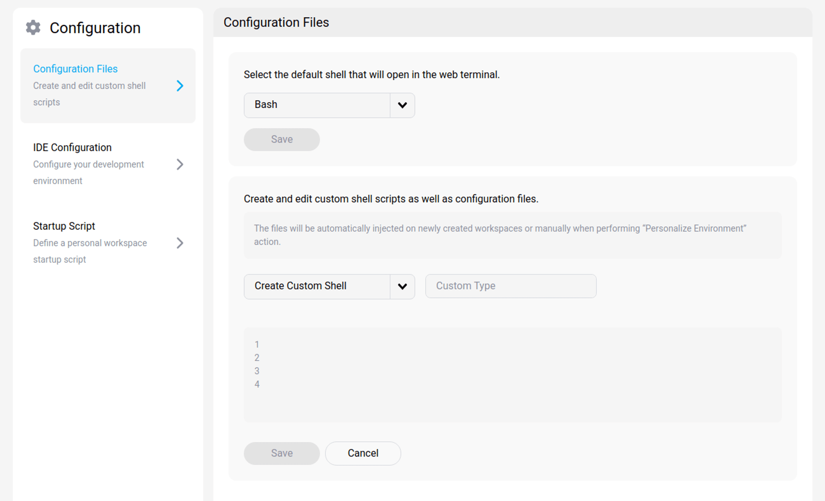 Configuration | Citrix Secure Developer Spaces™