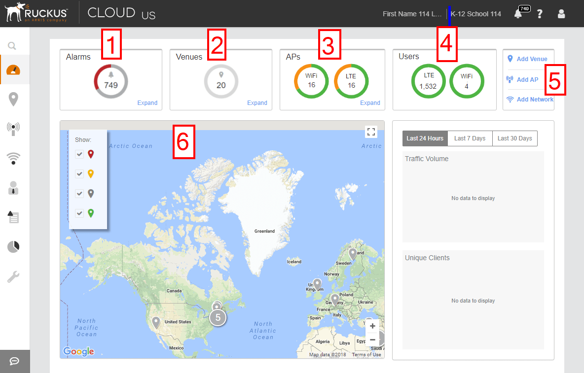 Navigating the Ruckus LTE AP Management  Interface