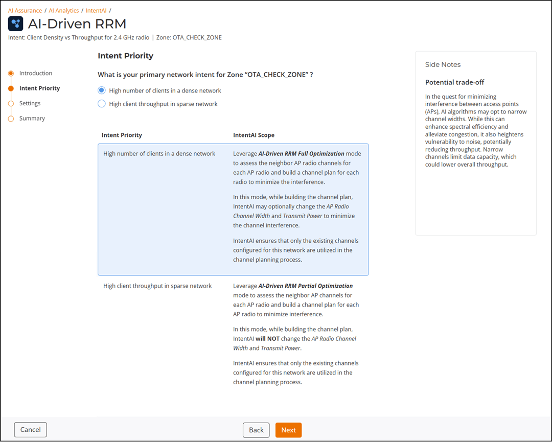 Accessing IntentAI and Managing Intents