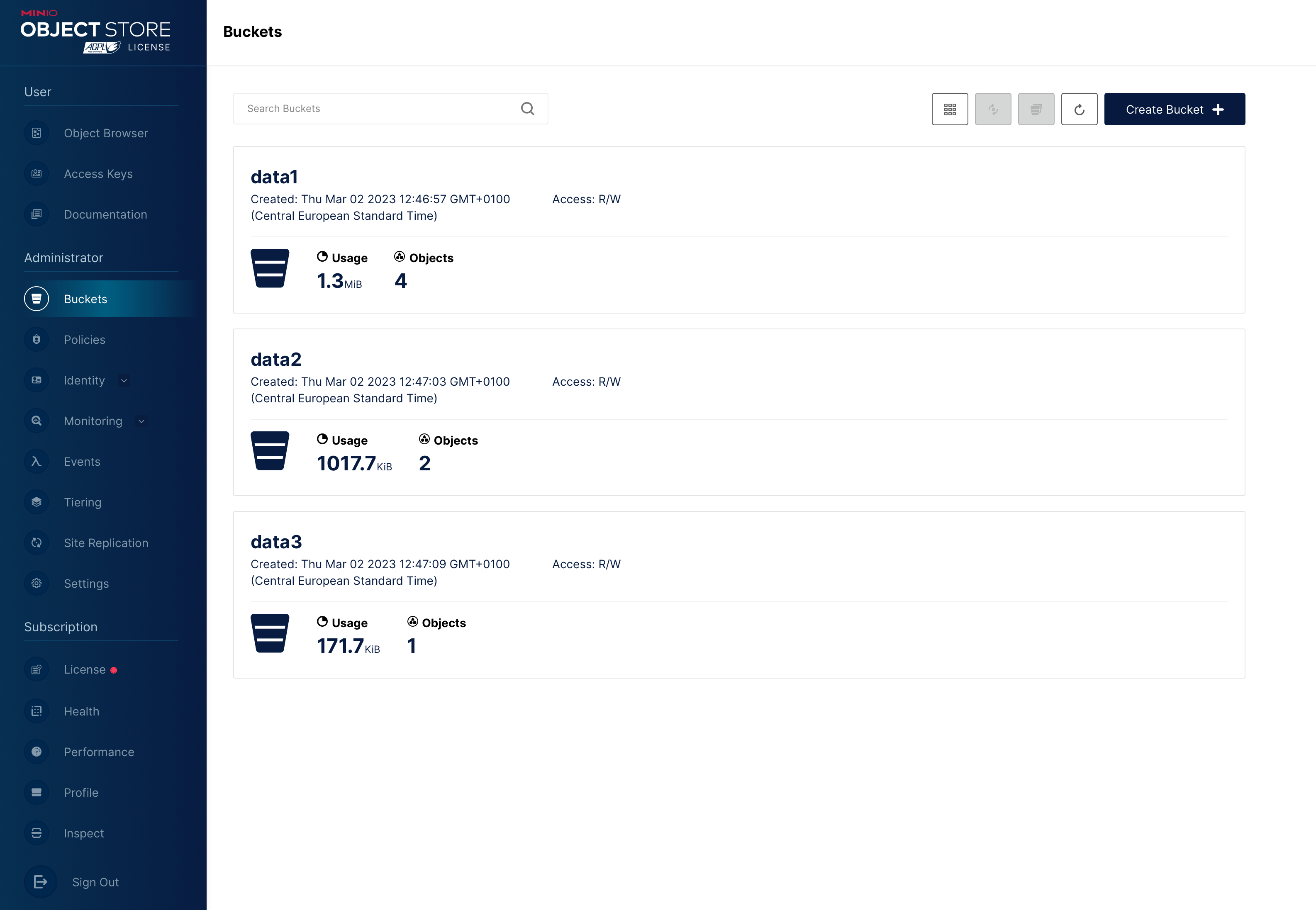 MinIO Object Storage Server — UCloud