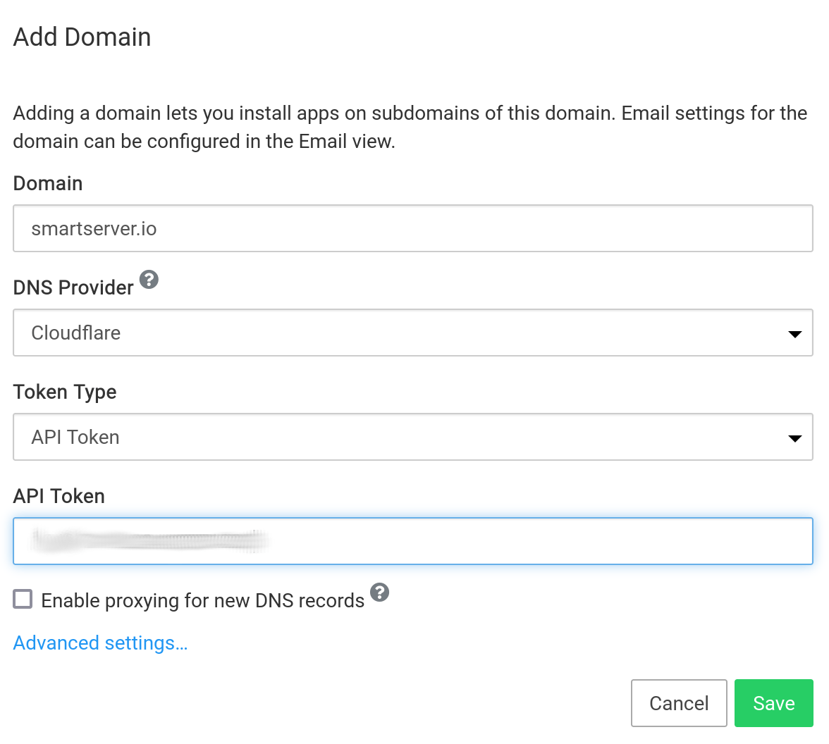 Domains - Cloudron Docs