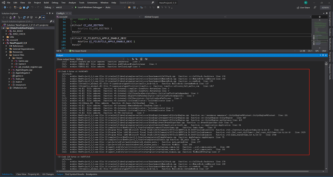 Native engine memory leak detection system · Cocos Creator