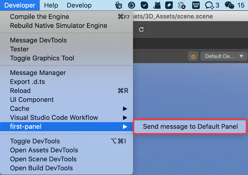 Cocos Creator 3.7 Manual Getting Started Example Panel