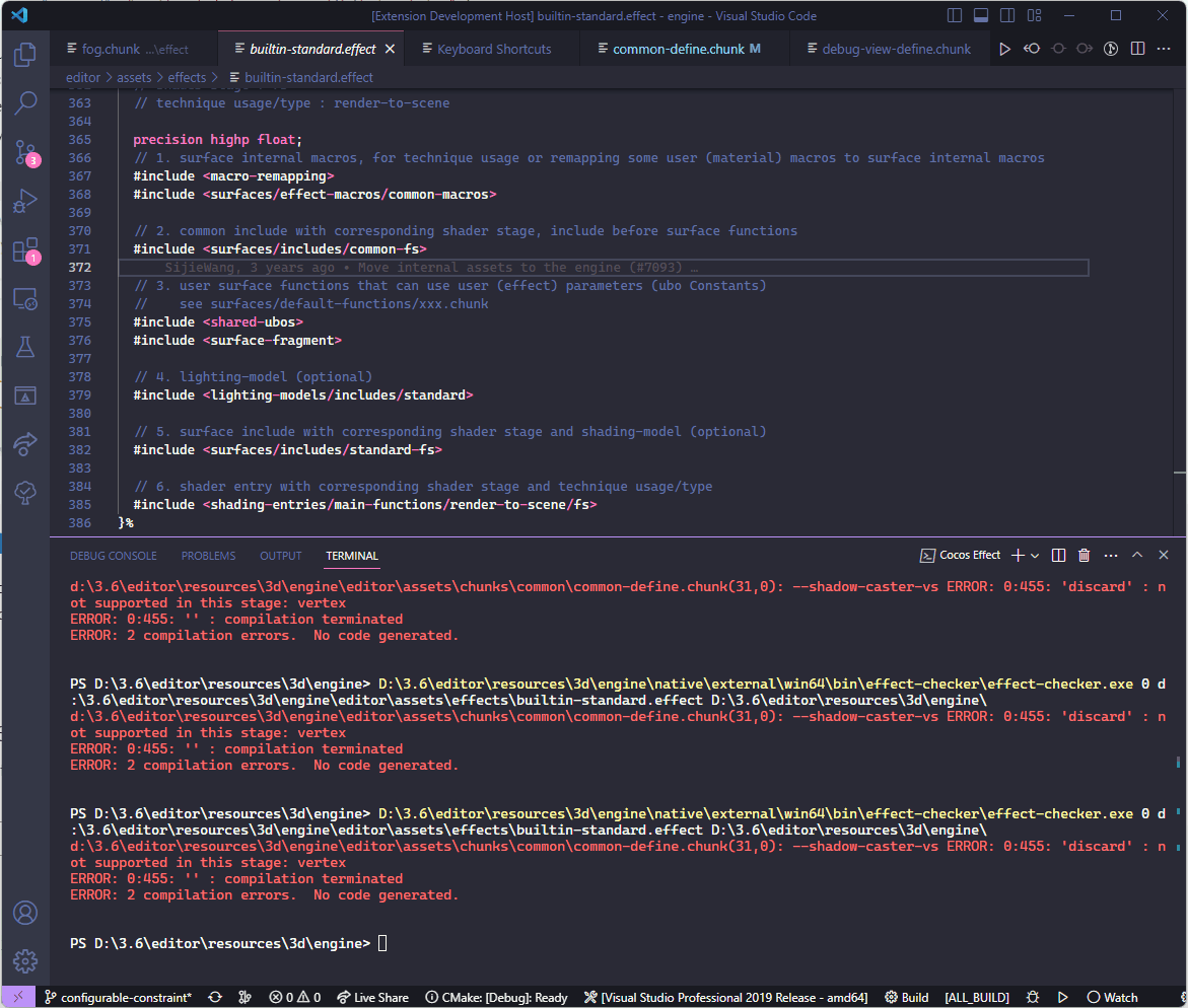 Cocos Creator 3.8 Manual VSCode Extension Cocos Effect