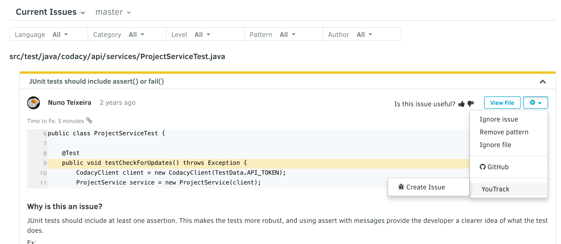 Bitbucket Cloud integration Codacy docs