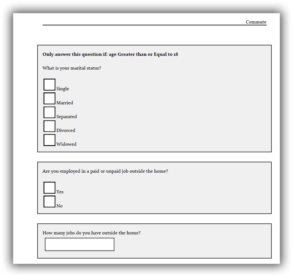Paper Form — Colectica 7.4 documentation