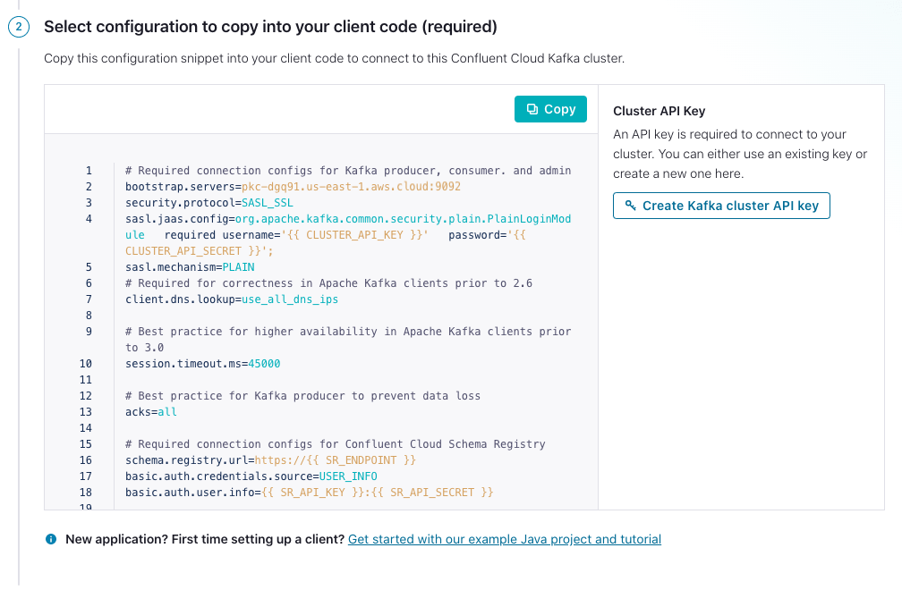 Kafka Client Quick Start for Confluent Cloud Confluent Documentation