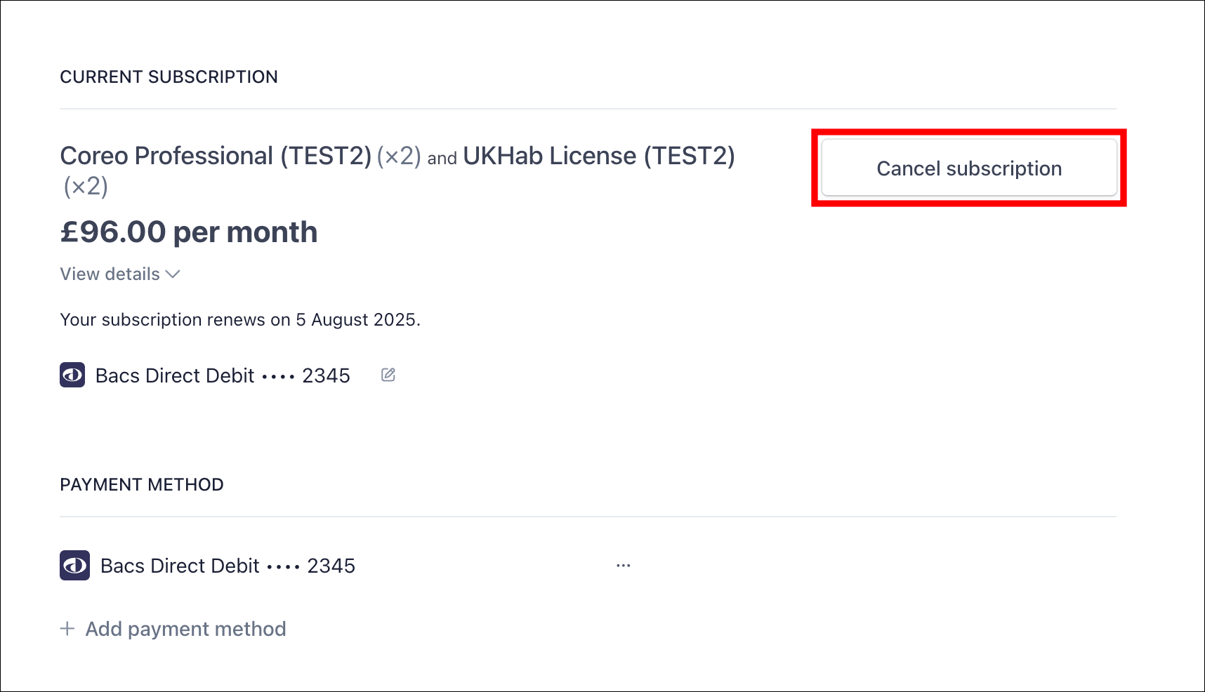Adjusting your Coreo subscription Knowledgebase