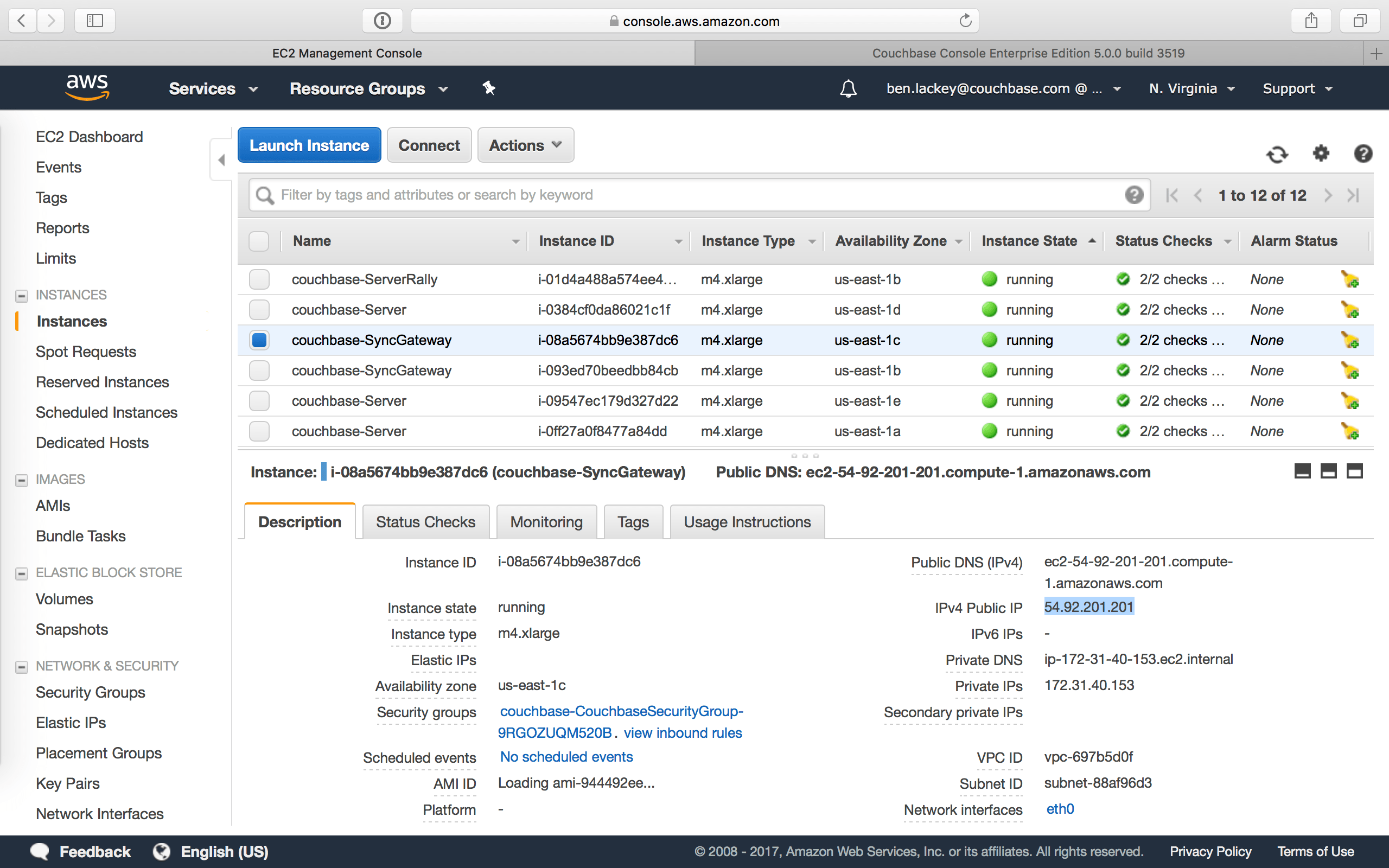 Deploy Couchbase Server Using AWS Marketplace Couchbase Docs