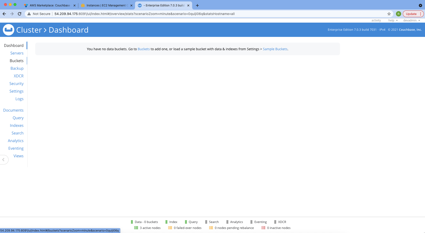Deploy Couchbase Server Using AWS Marketplace Couchbase Docs