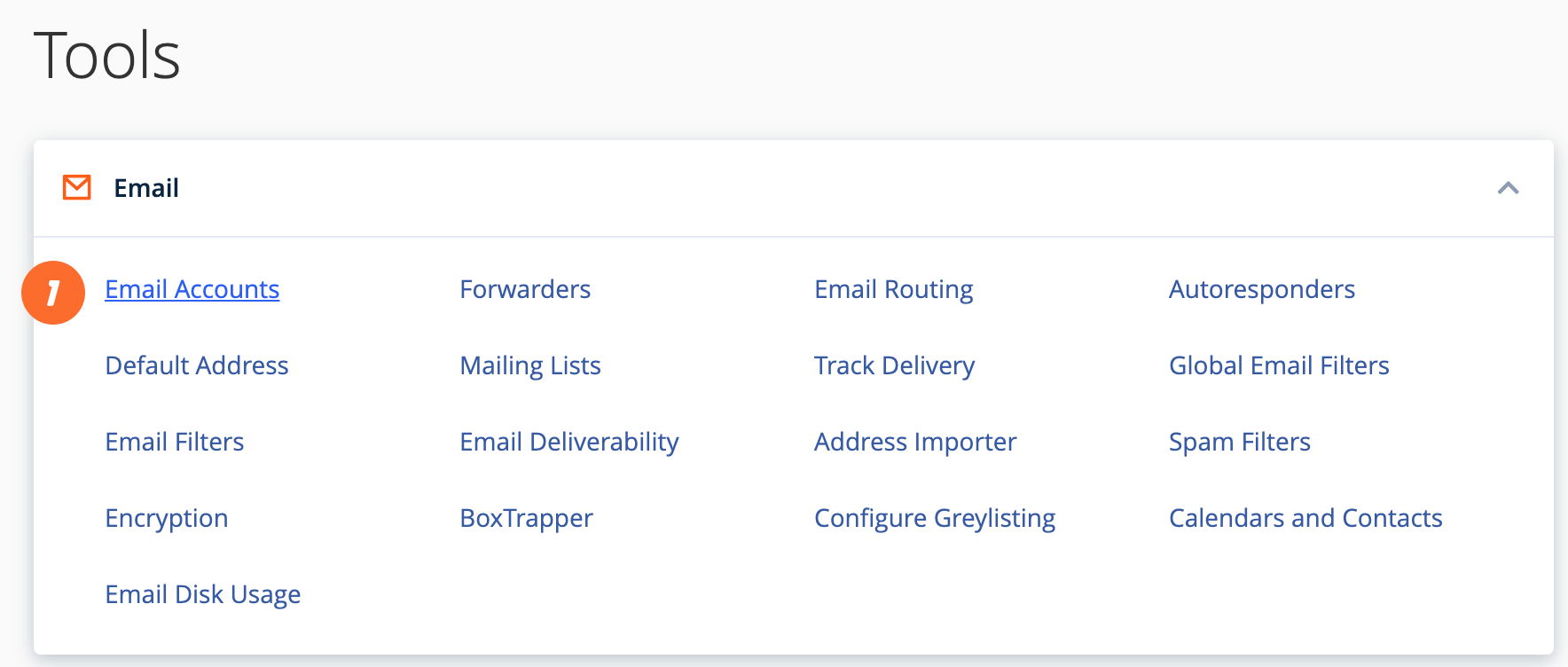 Create an Email Account in cPanel Knowledgebase 01Link Network
