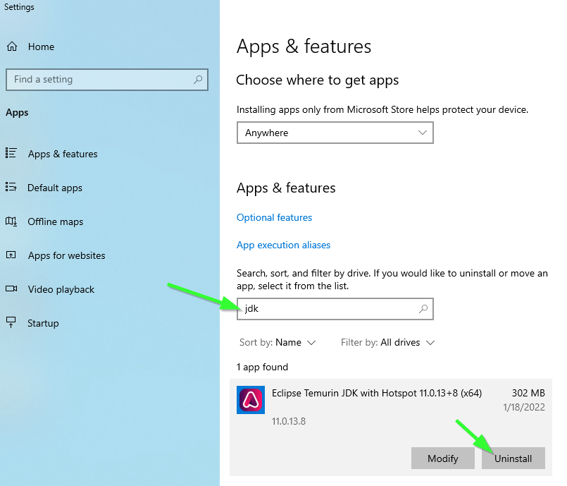Windows Remove Java Lehigh Computer Science Docs