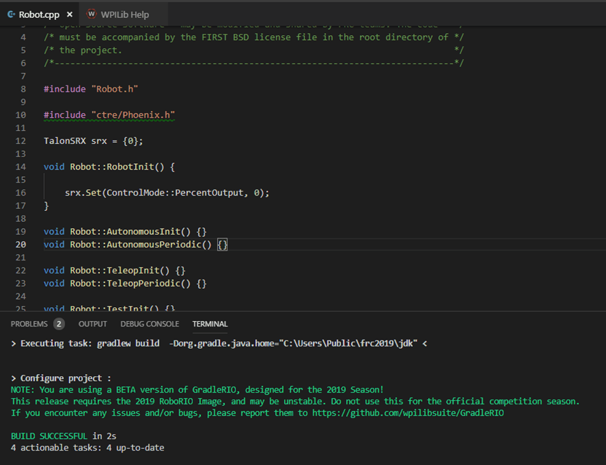 FRC VS Code C++/Java — Phoenix documentation