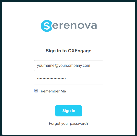 Step 8 Log in to the Skylight