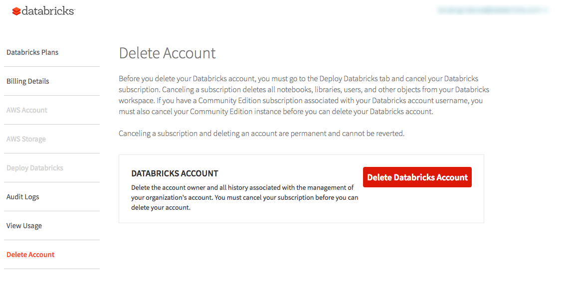 Manage your subscription (legacy) Databricks on AWS
