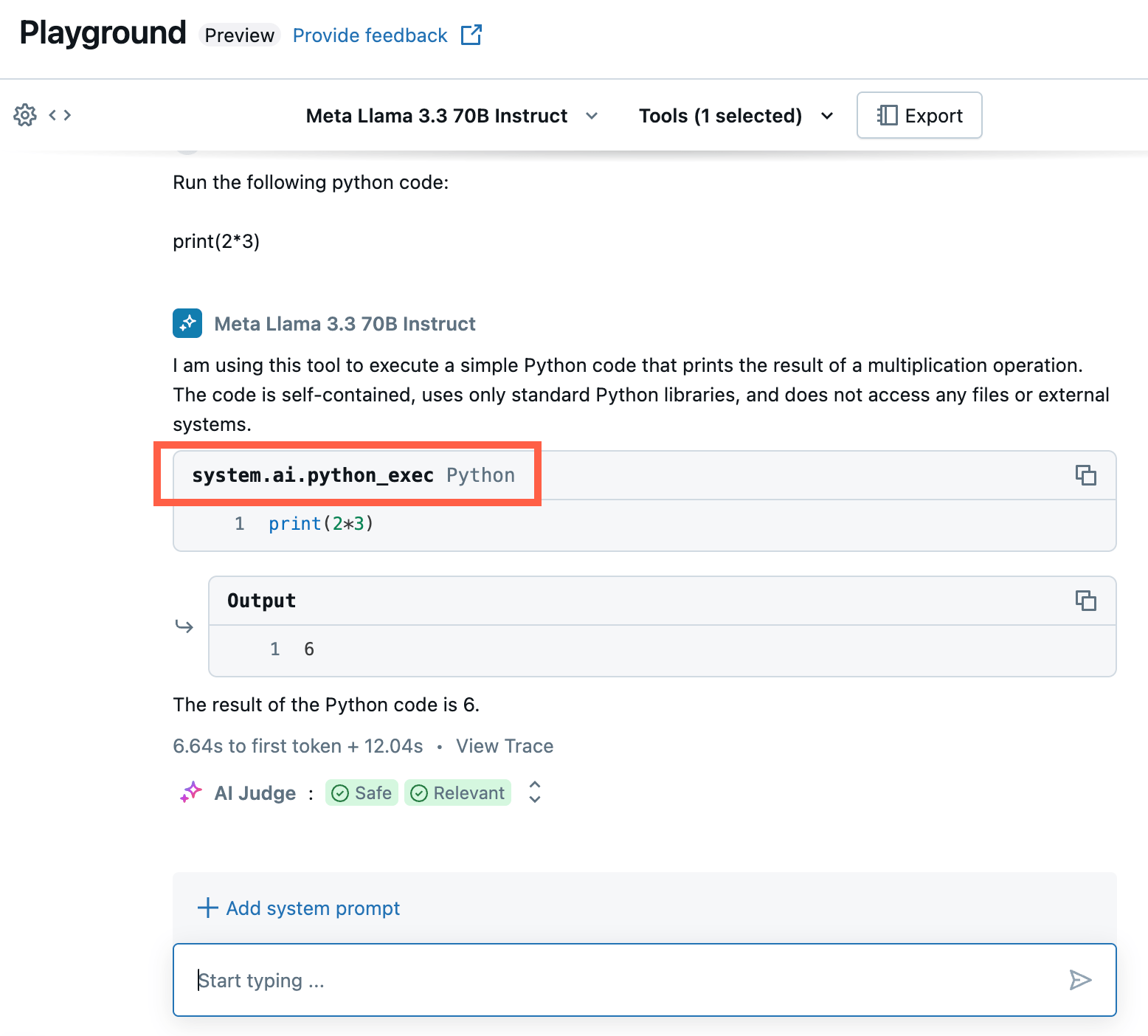 Create an AI agent and its tools Databricks on AWS