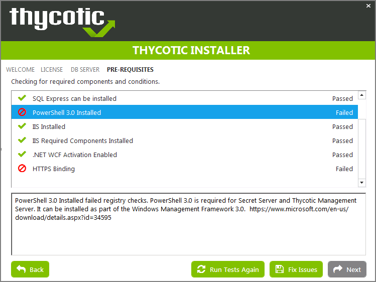 Installation Issues