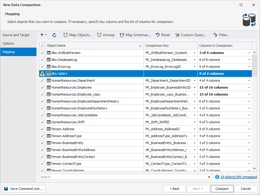 Create rollback scripts