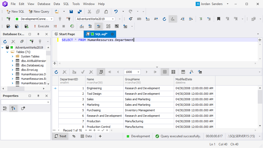View and edit data in the Grid View mode