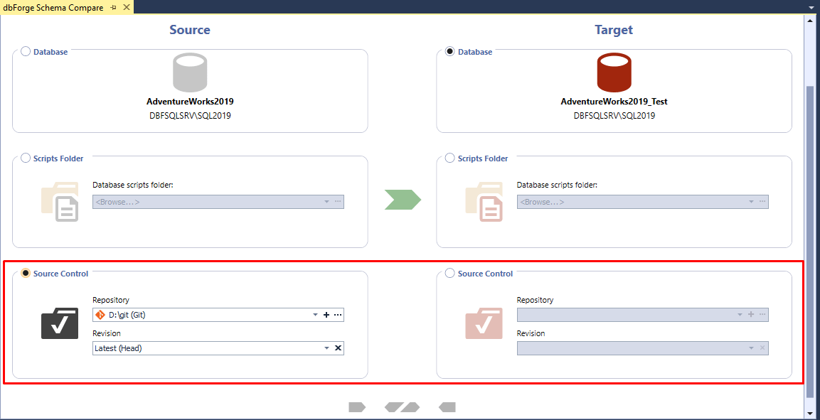 Compare database schemas in SSMS