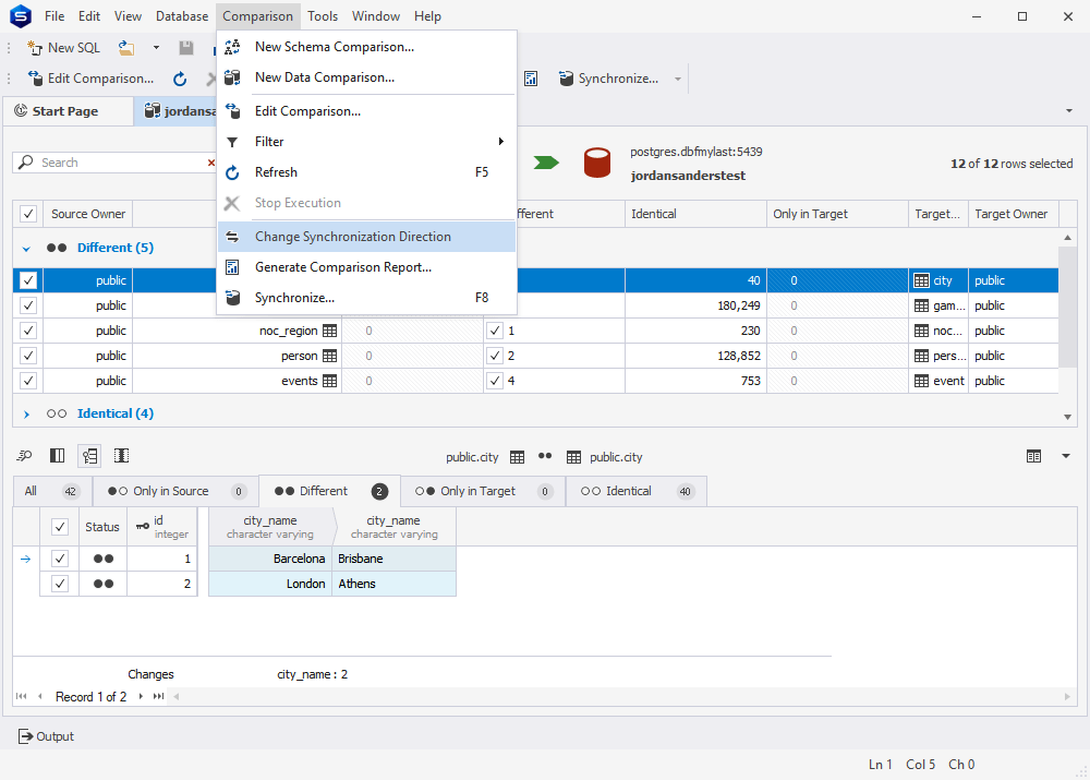 Create rollback scripts
