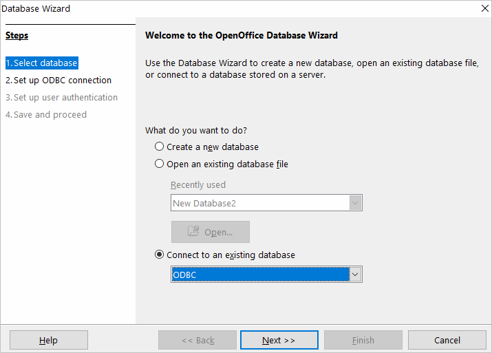 Connecting OpenOffice and LibreOffice to MySQL via ODBC Driver