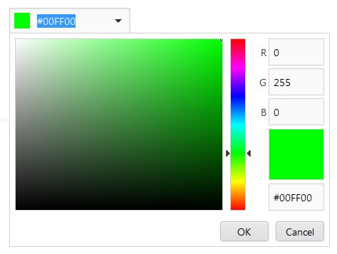 Color Picker Web Forms Controls DevExpress Documentation