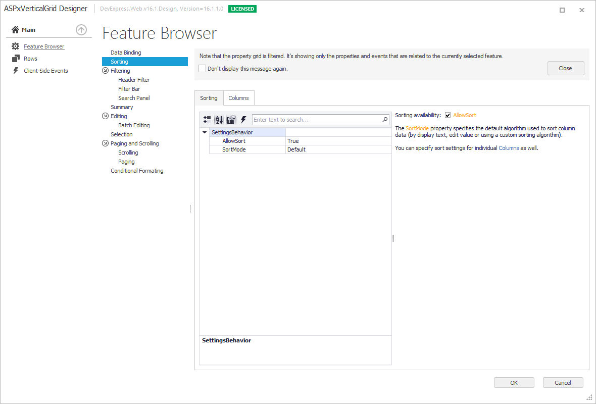 How to Create a Vertical Grid | ASP.NET Web Forms Controls | DevExpress