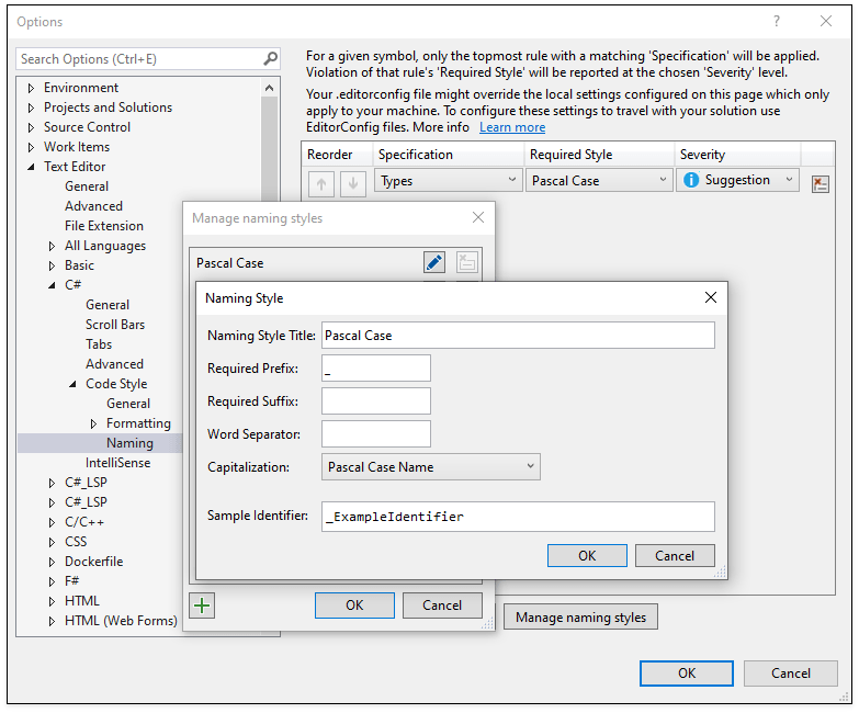 Naming Conventions CodeRush DevExpress Documentation