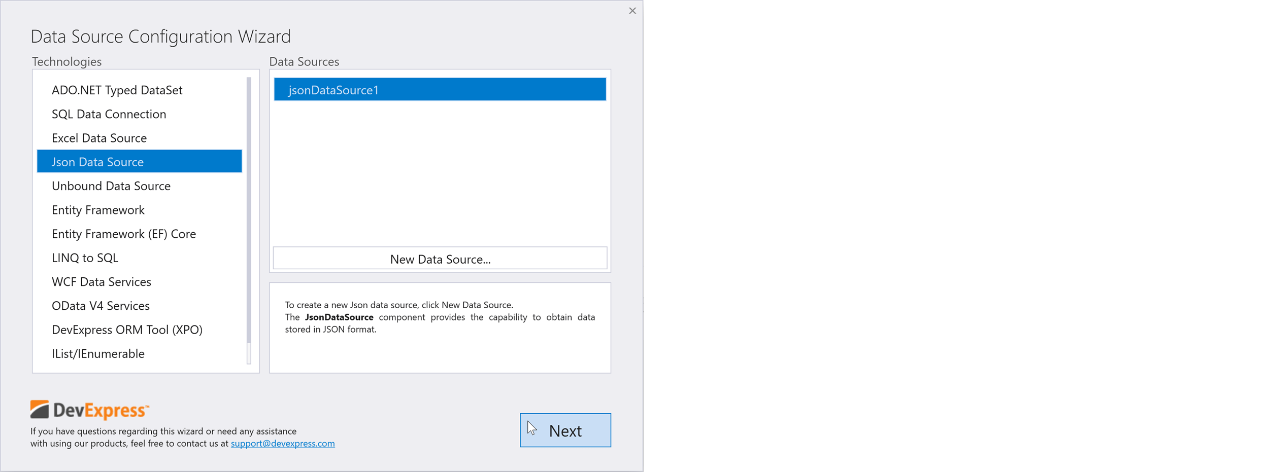 Bind to JSON Data WinForms Controls DevExpress Documentation