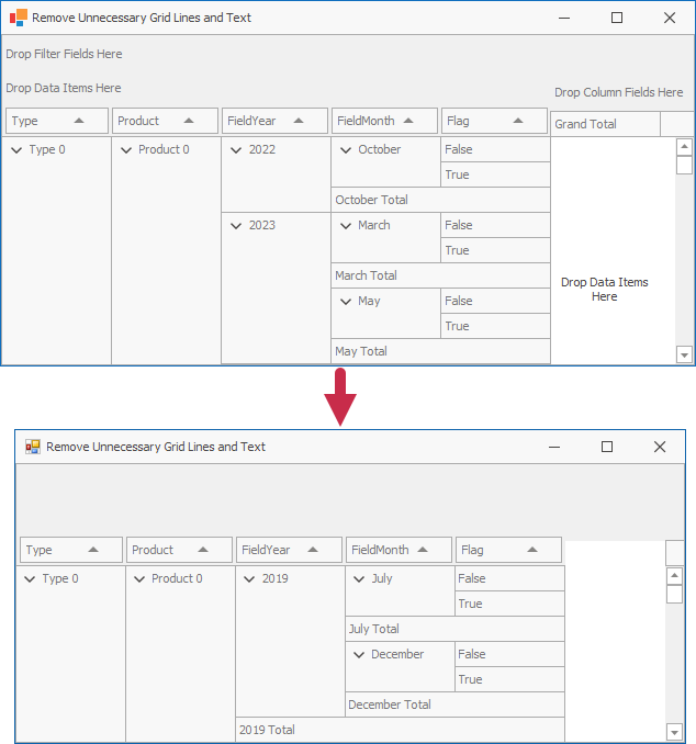 Field Value Layout WinForms Controls DevExpress Documentation