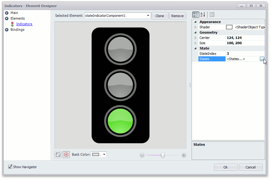 How To Create a State Indicator Gauge (Designtime) WinForms