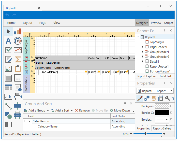 Convert DevExpress Data Grid to Report Reporting DevExpress