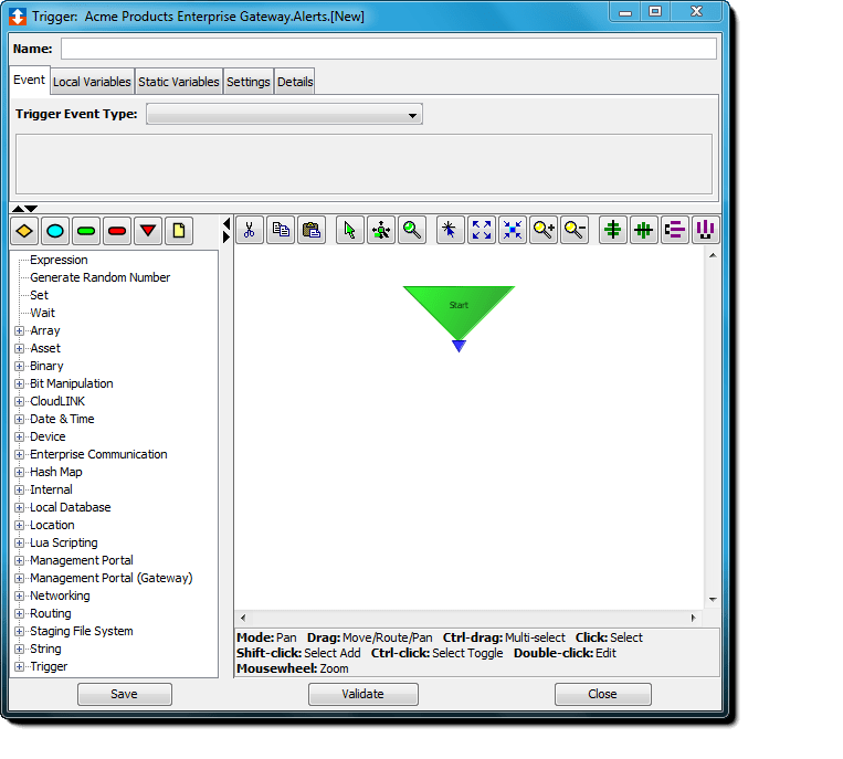 The Canvas Editor toolbar