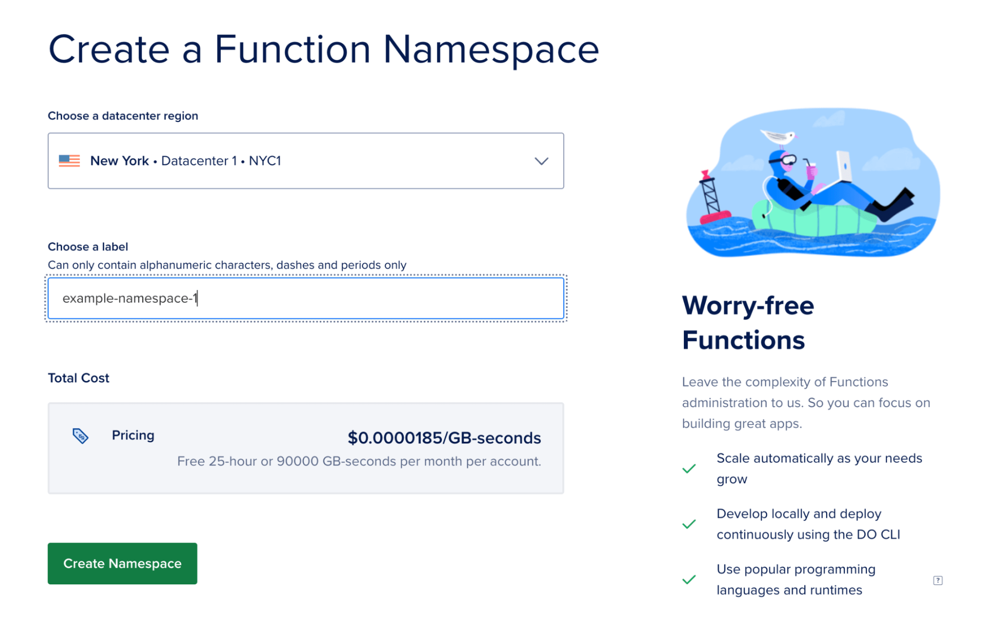How to Create Namespaces to Organize DigitalOcean Functions