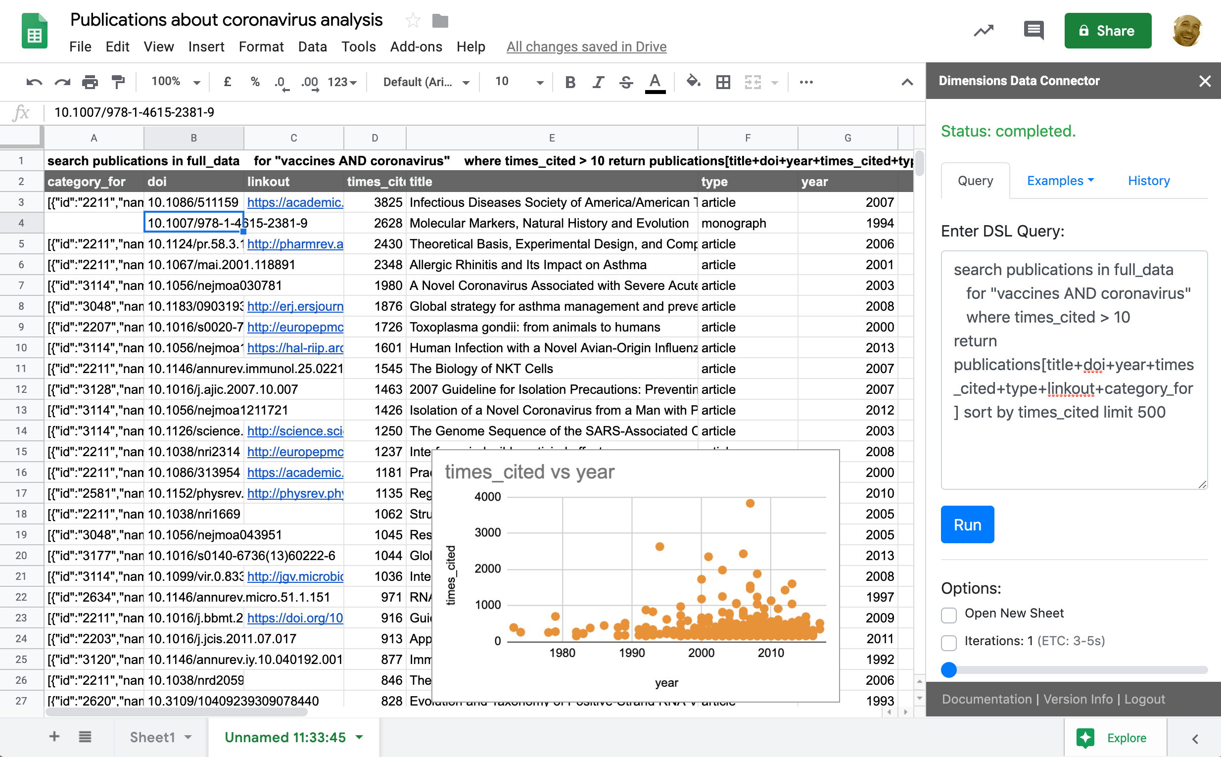 API Connector for Google Sheets — DSL 1 documentation
