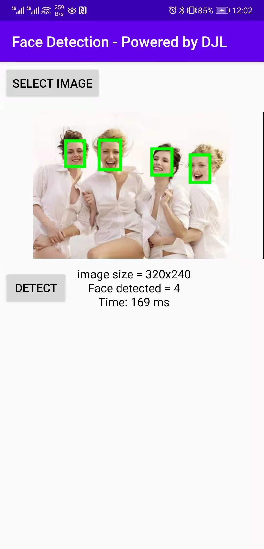 Face Detection (PyTorch) Deep Java Library