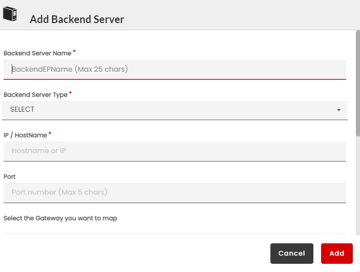 How to Create, Edit, Delete and Configure a Backend Server
