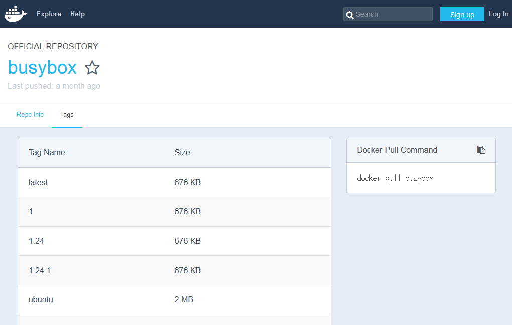 Docker Hub 上のリポジトリ — Dockerdocsja 19.03 ドキュメント