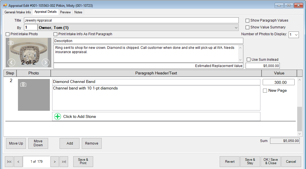 Edge Knowledge Base > Services > Appraisals > Finding and Editing an