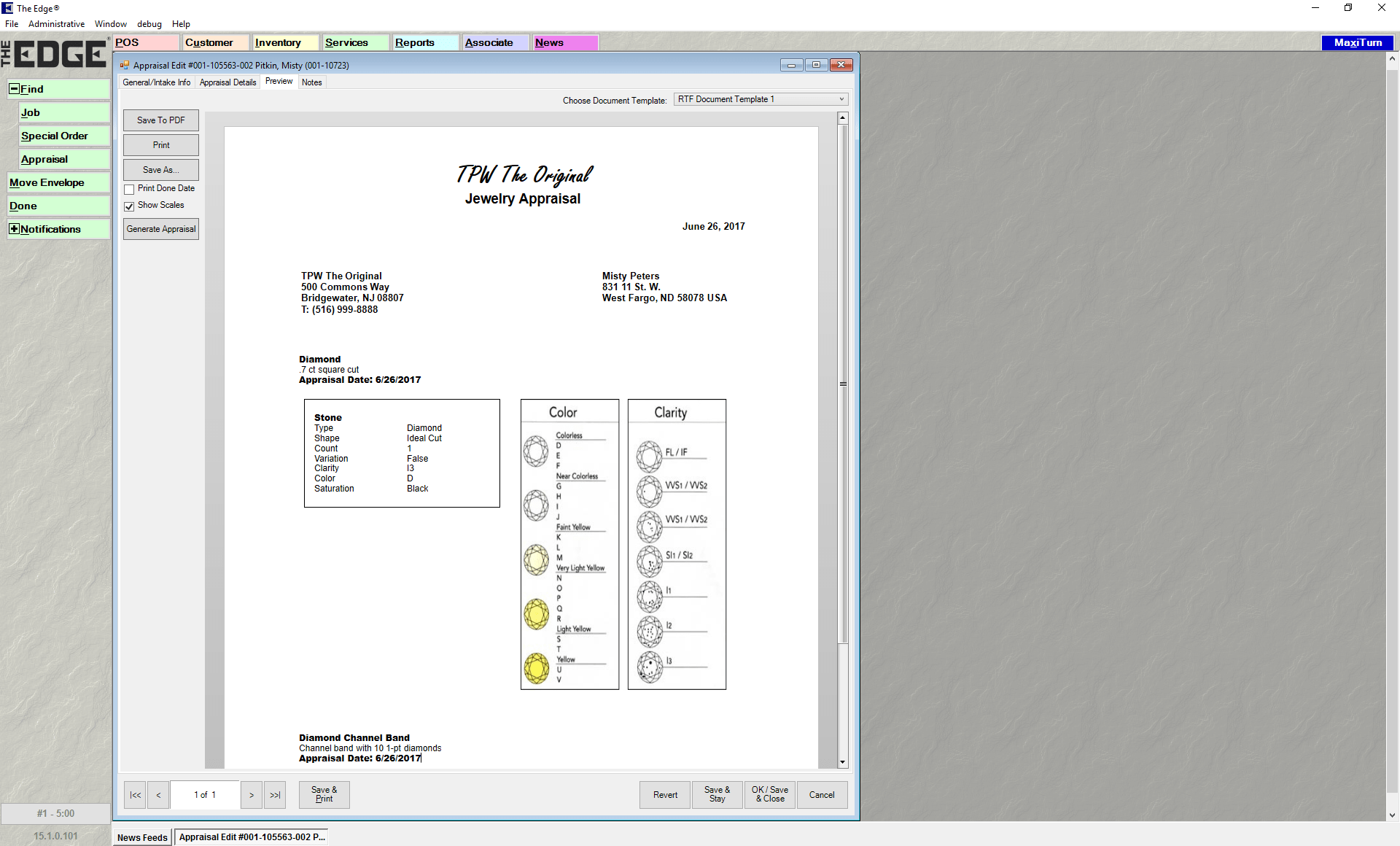 Edge Knowledge Base > Services > Appraisals > Finding and Editing an