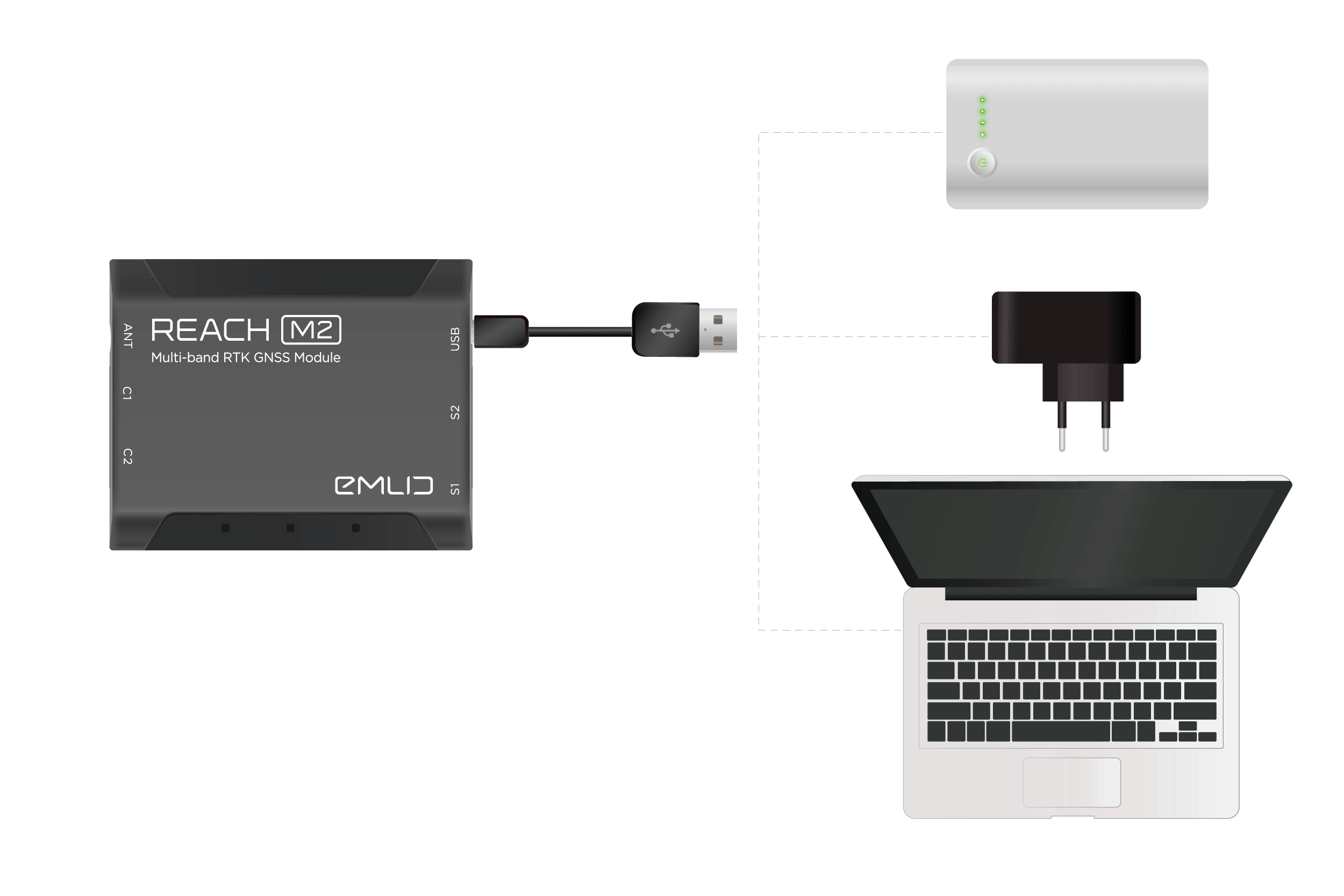 First setup RTK Modules