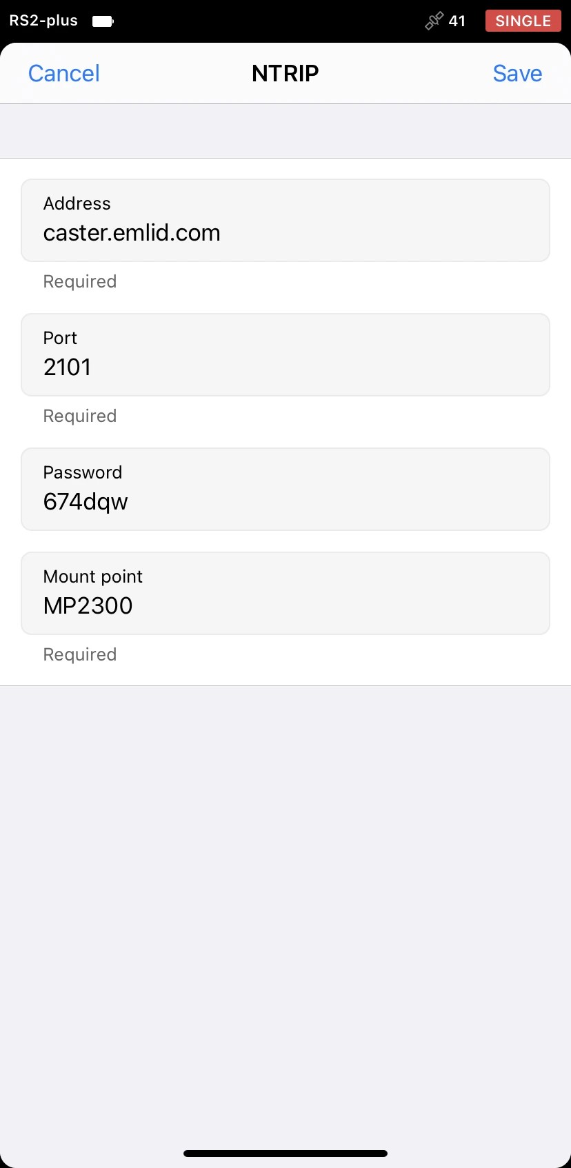 Working with Reach RS2+ base Reach RX