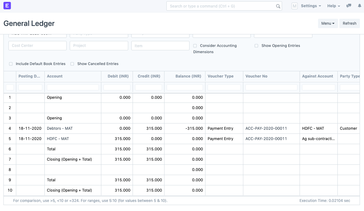 Book discount allowed and received separately