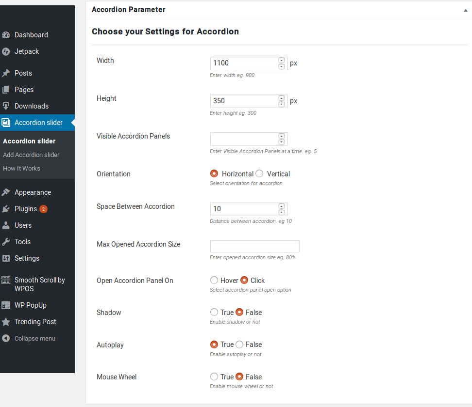 Accordion and Accordion Slider Documentation Essential Plugin