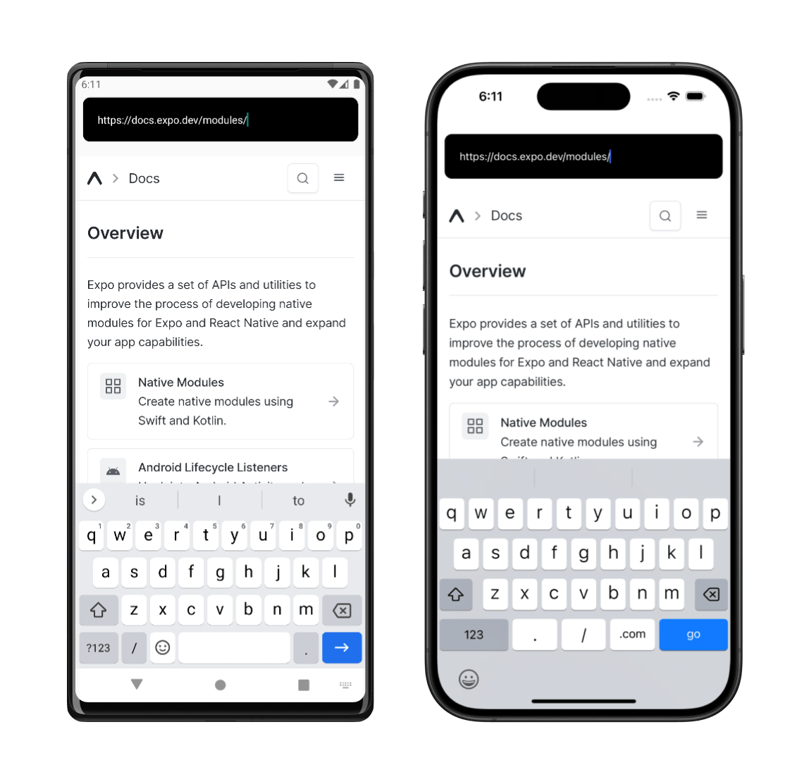 Tutorial Creating a native view Expo Documentation