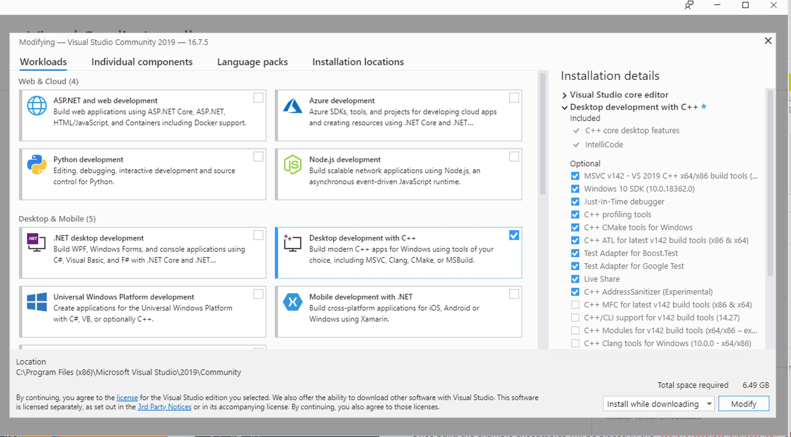 Prerequisites — Toolkits Cpp